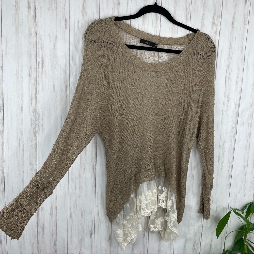 LF millau bohemian layered sweater Small